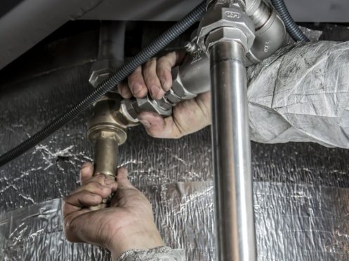 Repiping process.